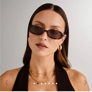 Le Specs “Outta love” sunglasses in Tort